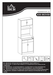 HOMCOM 835-983V00 Bedienungsanleitung