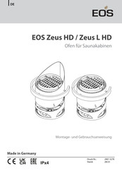 Eos Zeus HD Montage- Und Gebrauchsanweisungen