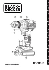 Black & Decker BDCHD18 Übersetzung Der Ursprünglichen Gebrauchsanleitung