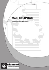 Diamond E9/4PQA8 Betriebsanleitung