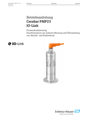 Endress+Hauser Cerabar PMP23 IO-Link Betriebsanleitung
