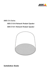 Axis Communications C1510 Installationsanleitung