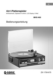 Q-Sonic ZX-1759 Bedienungsanleitung