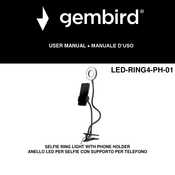 Gembird LED-RING4-PH-01 Bedienungsanleitung