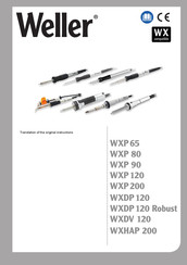 Weller WXHAP 200 Übersetzung Der Originalanleitung
