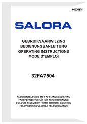 Salora 32FA7504 Bedienungsanleitung
