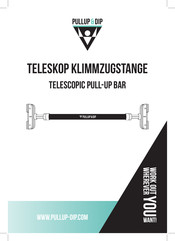 Pullup & Dip Telescopic Pull-Up Bar Bedienungsanleitung