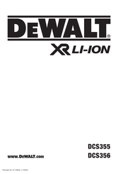 DeWalt DCS356 Originalanweisung