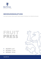 Royal Catering RCWP-6LW Bedienungsanleitung