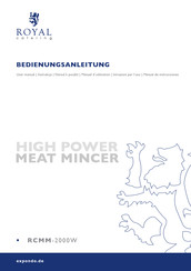Royal Catering RCMM-2000W Bedienungsanleitung