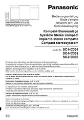 Panasonic SC-HC304 Bedienungsanleitung