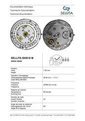 SELLITA SW510 M Technische Dokumentation