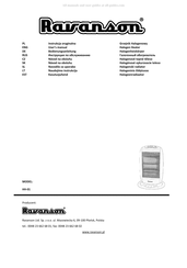 Ravanson HH-01 Bedienungsanleitung