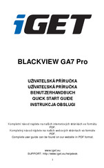 Iget BLACKVIEW GA7 Pro Benutzerhandbuch