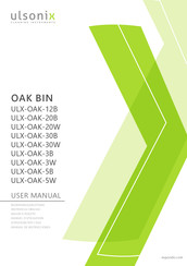 ulsonix ULX-OAK-3W Bedienungsanleitung