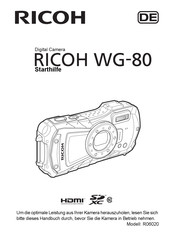 Ricoh WG-80 Bedienungsanleitung