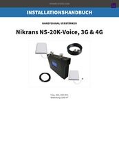 Nikrans NS-20K-Voice, 3G & 4G Installationshandbuch