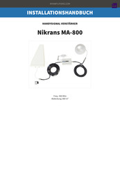 Nikrans MA-800 Installationshandbuch