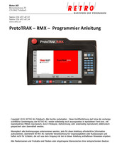 Retro ProtoTRAK - RMX Anleitung