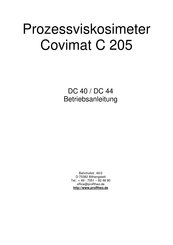 proRheo DC 44 Betriebsanleitung