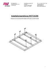 AV Weibel WCT-XL946 Installationsanleitung