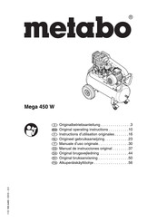 Metabo Mega 450 W Originalbetriebsanleitung