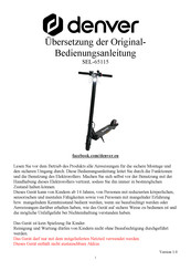 Denver SEL-65115 Bedienungsanleitung