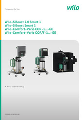 Wilo SiBoost2.0 Smart Einbau- Und Betriebsanleitung