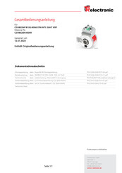 TR-Electronic COH-802 Gesamt-Bedienungsanleitung