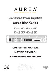 Aurea Kino8 2K7 Bedienungsanleitung