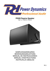 Power Dynamics PDW8 Bedienungsanleitung