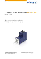 Nanotec PD2-CB42CD-E-65-01 Technisches Handbuch