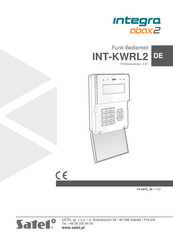 Satel integra abax2 INT-KWRL2-WSW Bedienungsanleitung