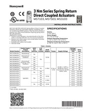 Honeywell MS7103A1021 Installationsanweisungen