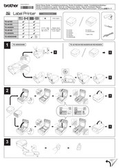 Brother TD-4210D Installationsanleitung
