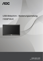 AOC I1659FWUX Bedienungsanleitung