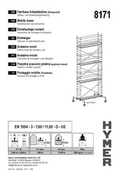 Hymer 8171 Aufbau- Und Verwendungsanleitung