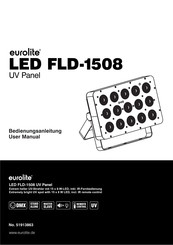 EuroLite LED FLD-1508 UV Panel Bedienungsanleitung