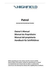 Highfield Patrol 540 Handbuch Für Schiffsführer