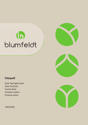 Blumfeldt 10032286 Bedienungsanleitung