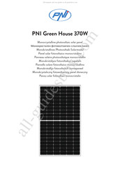 PNI Green House 370W Benutzerhandbuch