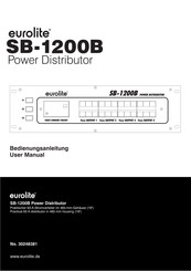 EuroLite SB-1200B Bedienungsanleitung