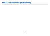 Nokia E72 Bedienungsanleitung