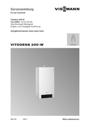 Viessmann VITODENS 200-W WB2C Serviceanleitung