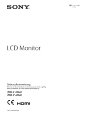Sony LMD-X550MD Gebrauchsanweisung