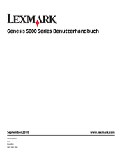 Lexmark Genesis Serie S800 Benutzerhandbuch