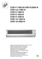 S&P COR-9-1500 N Gebrauchs- Und Montageanweisungen
