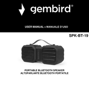 Gembird SPK-BT-19 Bedienungsanleitung