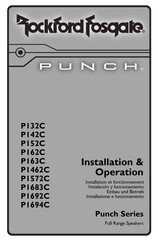 Rockford Fosgate Punch P1692C Einbau Und Betrieb