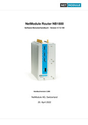 NetModule NB1800 Softwarehandbuch